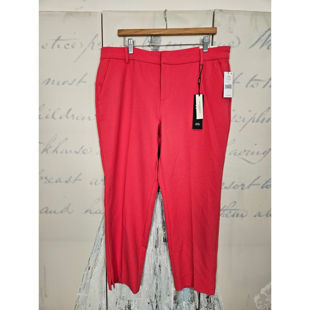 Liverpool Kelsey Trouser Pink Punch Slim Leg Stretch Pants Size 14‎ NEW